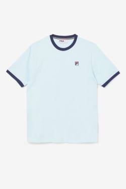 Camiseta Fila Marconi Ringer Tee Hombre Azules Azul Marino | Fila792EC