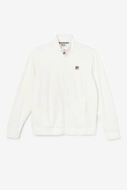 Chaquetas Fila O-fit Velour Hombre Blancas | Fila309AN