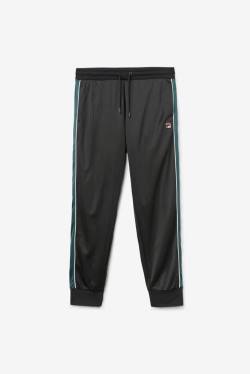 Pantalones Fila Elijah Pista Hombre Negras Blancas | Fila584OU