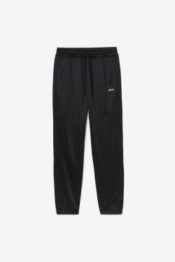 Pantalones Fila Jamaica Hombre Negras Blancas | Fila371VW