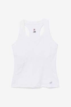Top Deportivo Fila Pickleball Halter Tank Mujer Blancas | Fila670VX