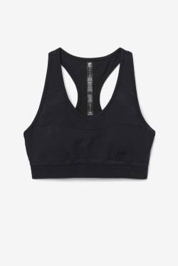 Top Deportivo Fila Uplift Racerback Sports Bra Mujer Negras | Fila940BN