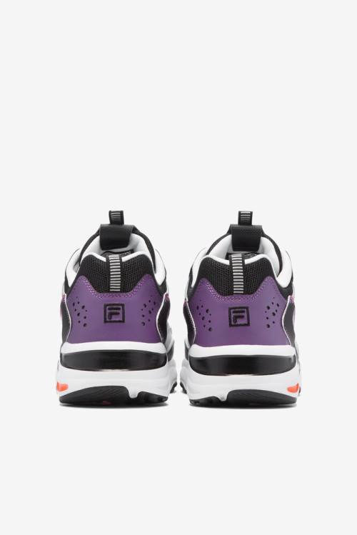 2 Nxt Zapatillas Fila Ray Tracer Hombre Negras Rojas Naranjas Moradas | Fila651NT