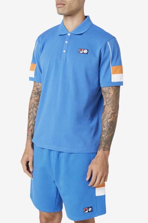 Camisa Polo Fila Coda Hombre Coral | Fila607YK