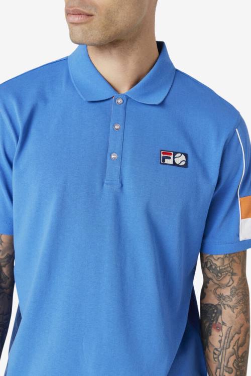 Camisa Polo Fila Coda Hombre Coral | Fila607YK