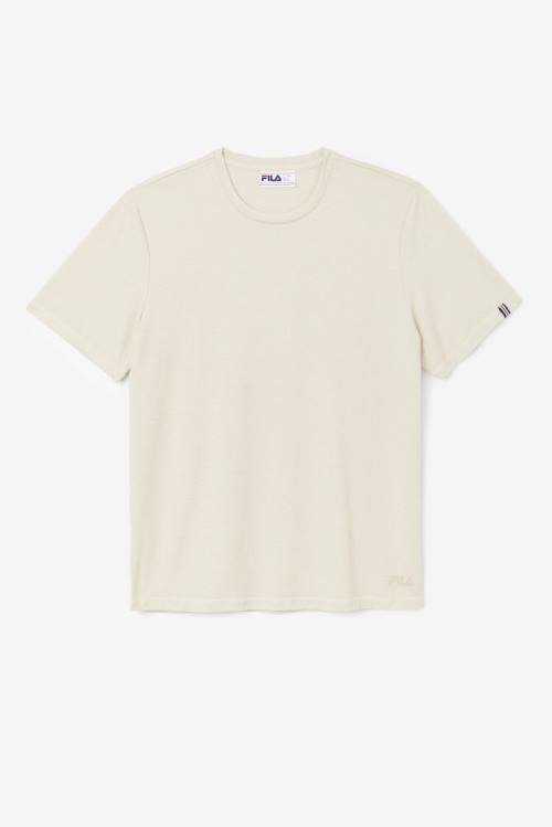 Camiseta Fila Commuter Tee Hombre Blancas | Fila694KA