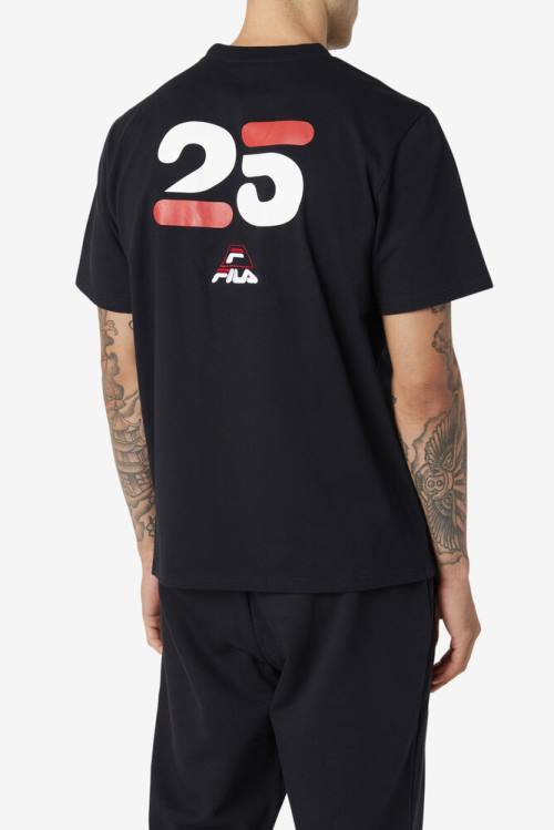 Camiseta Fila Grant Hill Cormac Tee Hombre Negras | Fila156DC