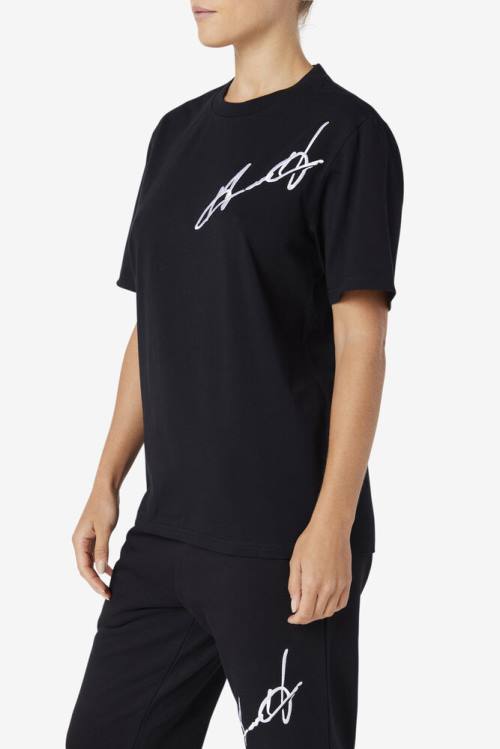 Camiseta Fila Grant Hill Cormac Tee Hombre Negras | Fila876RV