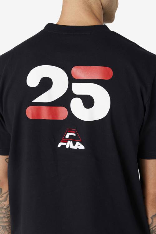 Camiseta Fila Grant Hill Cormac Tee Hombre Negras | Fila876RV