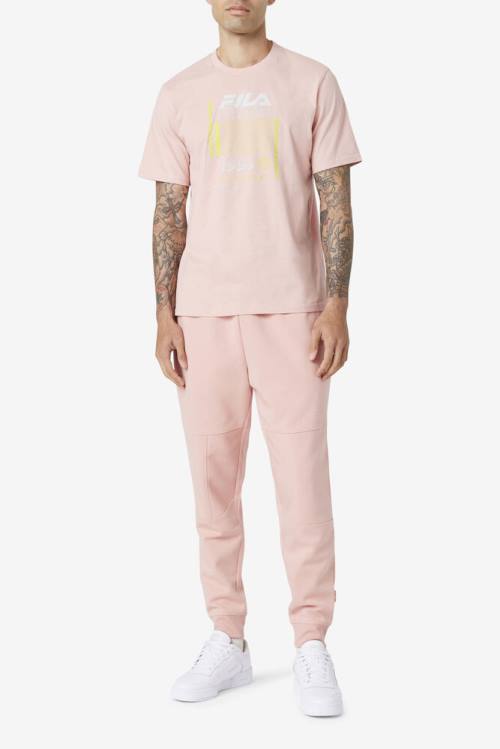 Camiseta Fila Kosala Tee Hombre Coral | Fila468XR