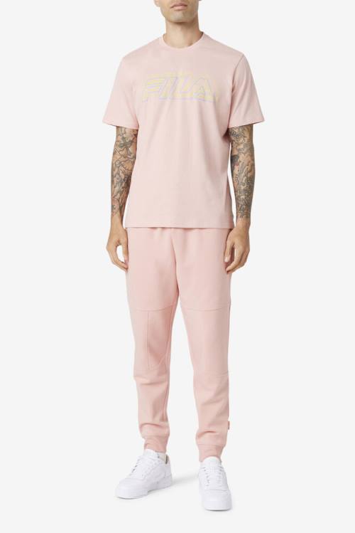 Camiseta Fila Lakosa Tee Hombre Coral | Fila046PX