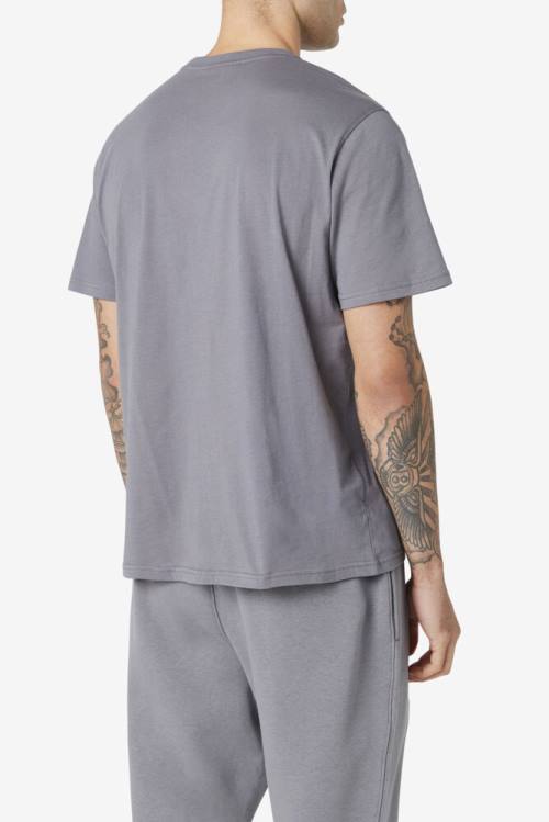Camiseta Fila Skylar Tee Hombre Gris | Fila580CF