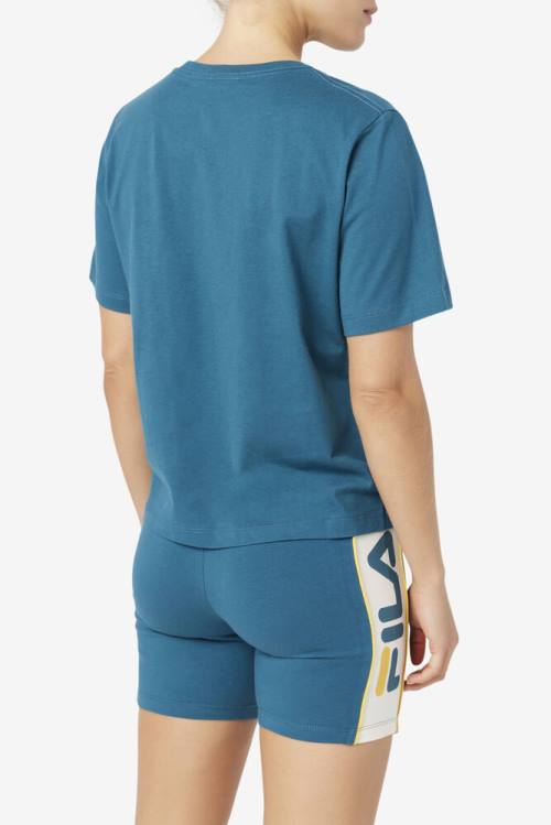 Camiseta Fila Thea Tee Mujer Coral | Fila540KV