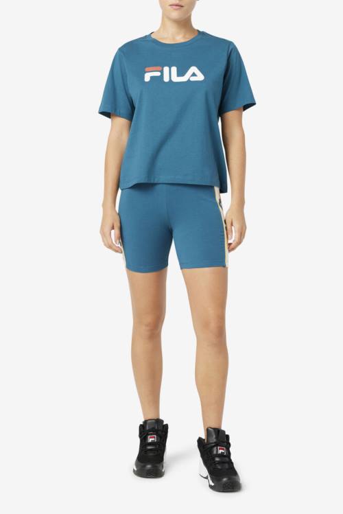 Camiseta Fila Thea Tee Mujer Coral | Fila540KV