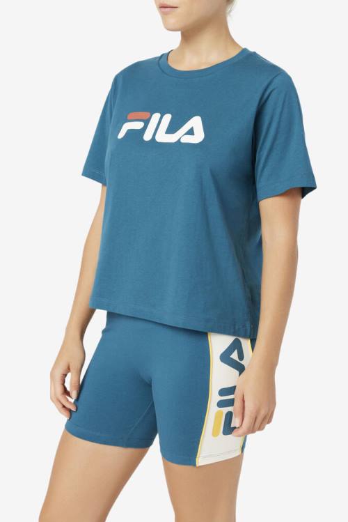 Camiseta Fila Thea Tee Mujer Coral | Fila540KV