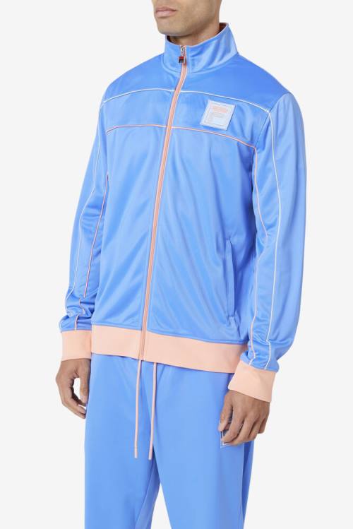 Chaquetas Fila Wayan Pista Hombre Coral | Fila961BS