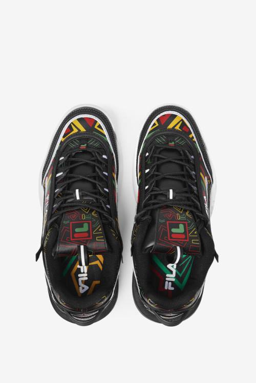 Exp Zapatillas Fila Disruptor 2 Mujer Negras Limón | Fila389SK