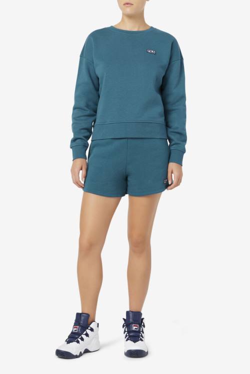 Pantalones Cortos Fila Diara High Rise Mujer Coral | Fila139JD