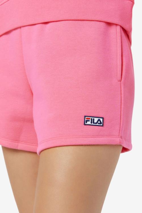Pantalones Cortos Fila Diara High Rise Mujer Rosas | Fila378QD