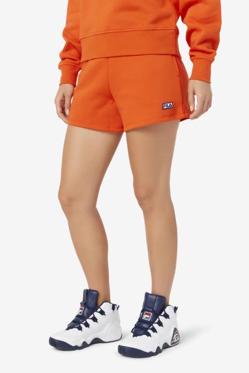 Pantalones Cortos Fila Diara High Rise Mujer Naranjas | Fila749HB