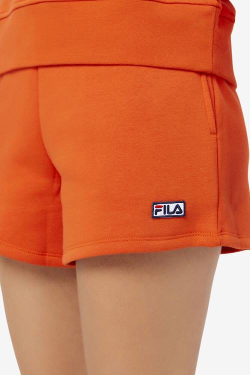 Pantalones Cortos Fila Diara High Rise Mujer Naranjas | Fila749HB