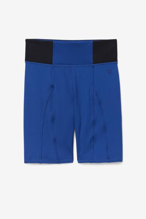 Pantalones Cortos Fila Forza 8' Texture Bike Mujer Azul Marino | Fila359FQ