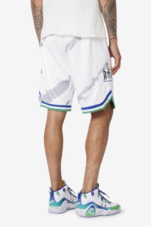 Pantalones Cortos Fila Grant Hill X Sprite Hombre Blancas Azules | Fila207CM