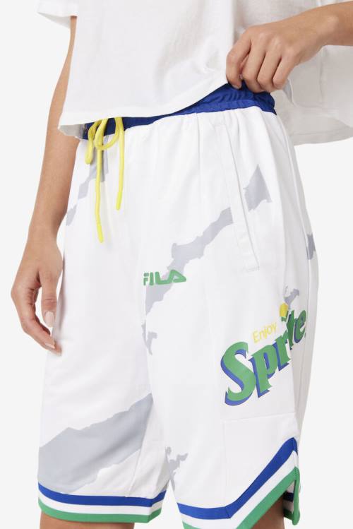 Pantalones Cortos Fila Grant Hill X Sprite Hombre Blancas Azules | Fila207CM