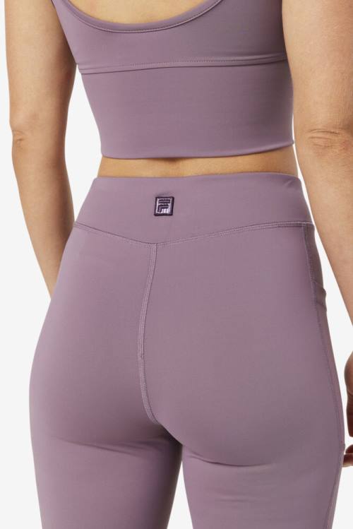 Pantalones Cortos Fila Tiana Bike Mujer Moradas | Fila037BH