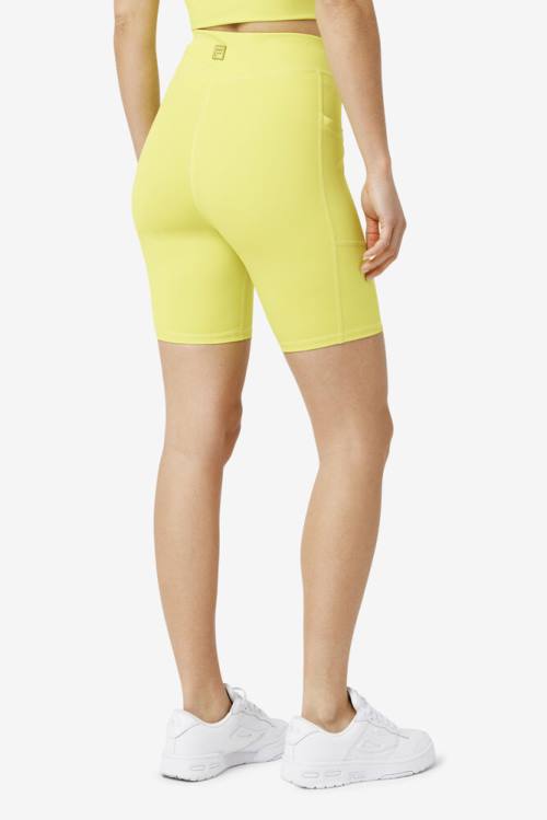 Pantalones Cortos Fila Tiana Bike Mujer Azules Claro | Fila053WE