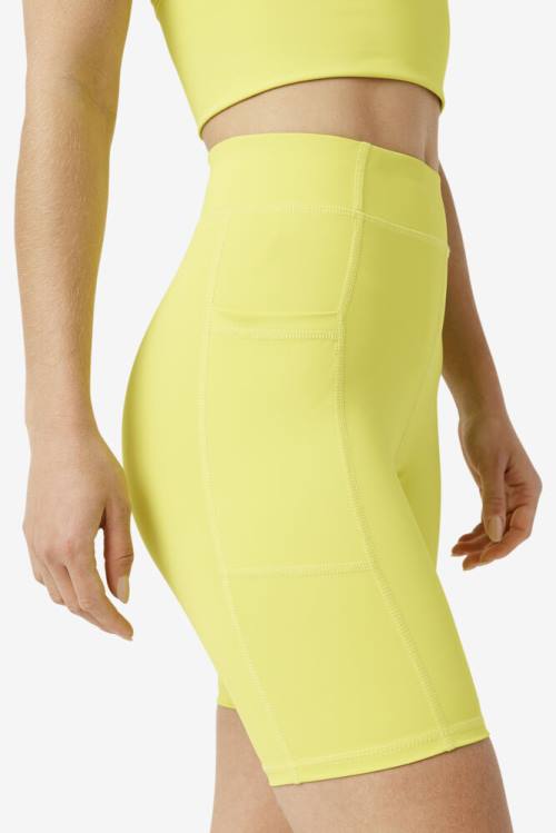 Pantalones Cortos Fila Tiana Bike Mujer Azules Claro | Fila053WE