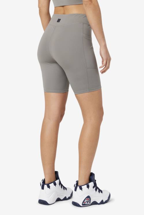 Pantalones Cortos Fila Tiana Bike Mujer Gris | Fila196QB