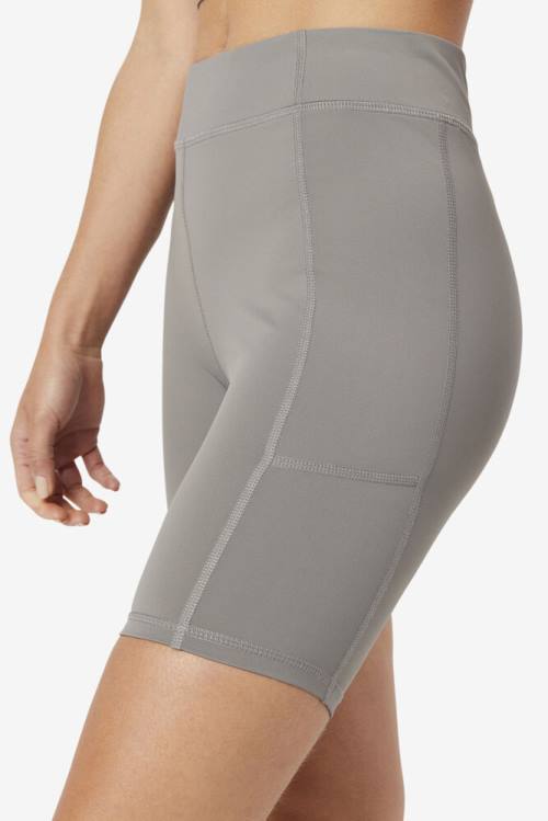 Pantalones Cortos Fila Tiana Bike Mujer Gris | Fila196QB