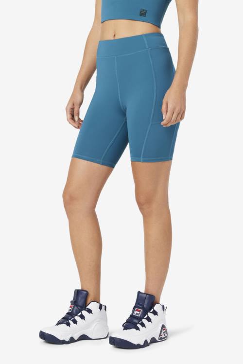 Pantalones Cortos Fila Tiana Bike Mujer Coral | Fila924KS