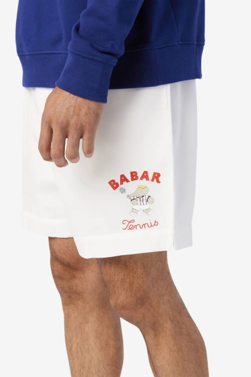 Pantalones Cortos Fila X Rb Babar Marckus Hombre Blancas Azules Rojas | Fila237DI