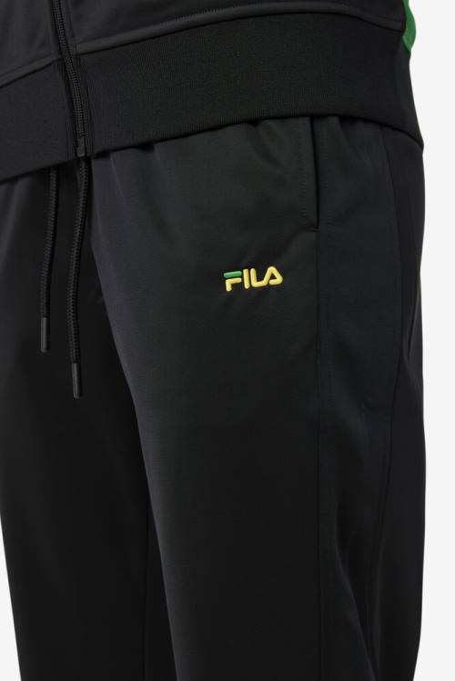 Pantalones Fila Jamaica Mujer Negras Blancas | Fila697CL