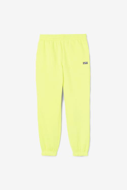 Pantalones Fila Lassie Jogger Mujer Amarillo | Fila263GS