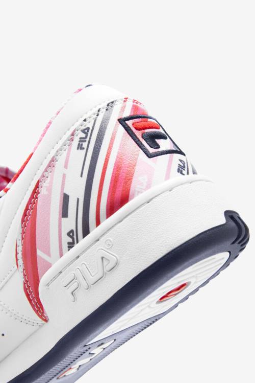 Rolando Zapatillas Fila Original Fitness Hombre Blancas Azul Marino Rojas | Fila975ED