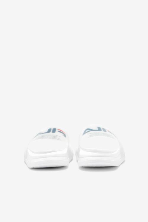 Sandalias de Diapositivas Fila Drifter Luxe Clear Mujer Blancas Azul Marino Rojas | Fila680QO