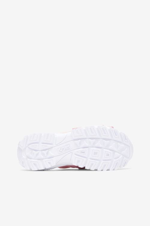 Sandalias de Diapositivas Fila Outdoor Mujer Rosas Blancas | Fila256JR