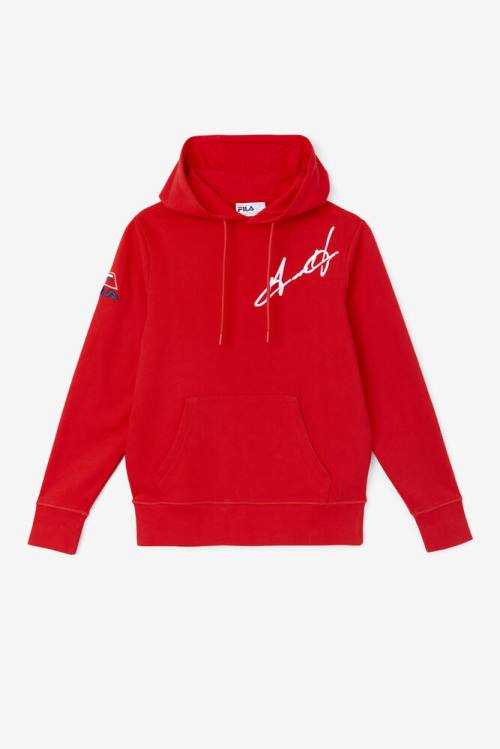 Sudadera Con Capucha Fila Grant Hill Lazarus Hombre Rojas | Fila705BU