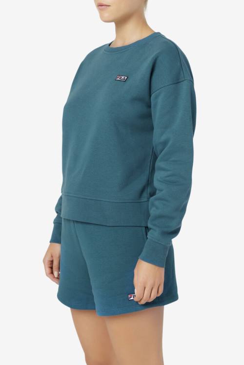 Sudaderas Fila Stina Crew Mujer Coral | Fila659SU