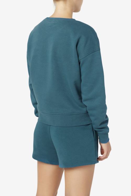 Sudaderas Fila Stina Crew Mujer Coral | Fila659SU