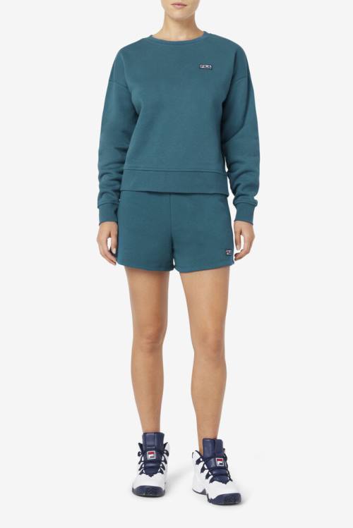 Sudaderas Fila Stina Crew Mujer Coral | Fila659SU