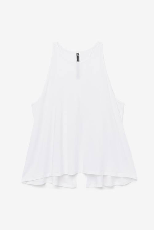 Top Deportivo Fila Fi-lux Open Back Tank Mujer Blancas | Fila678LE