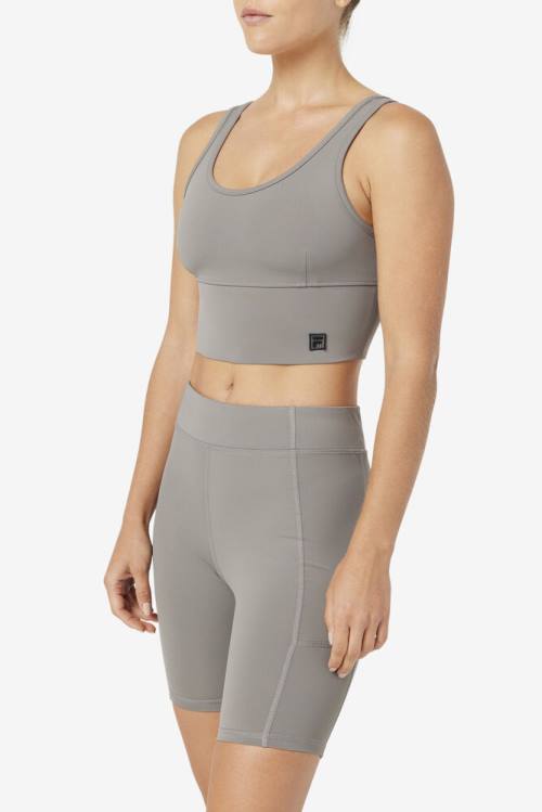 Top Deportivo Fila Kora Bra Mujer Gris | Fila690XH