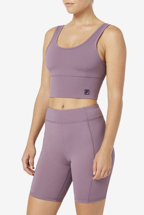Top Deportivo Fila Kora Bra Mujer Moradas | Fila518NE