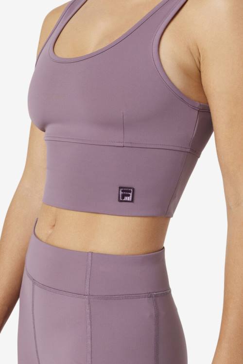 Top Deportivo Fila Kora Bra Mujer Moradas | Fila518NE