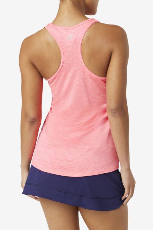 Top Deportivo Fila Pickleball Racerback Tank Mujer Rosas | Fila063WF