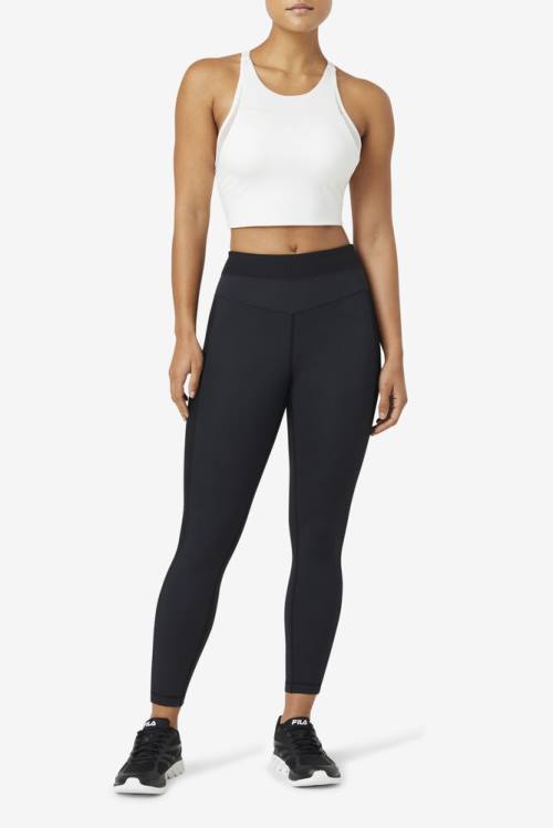 Top Deportivo Fila Uplift T-back Sports Bra Mujer Blancas | Fila053BM